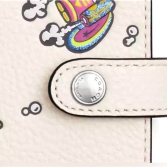 NWT 🚀 Coach LIMITED EDITION Genuine Leather Notebook • Embossed Sparkle Rocket - Picture 3 of 8